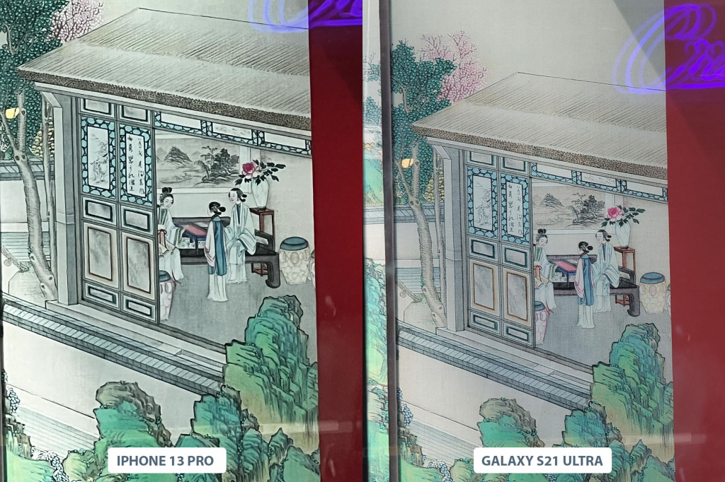 сравнение камер iphone 13